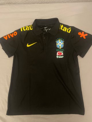 Polo Nike Brasil CBF Negro