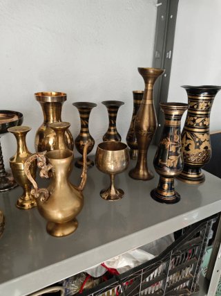 Lotto Ottone/Bronzo: Vasi e Calici