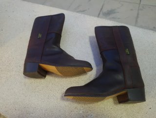 Botas camperas infantiles de piel