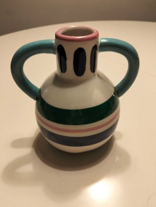 Jarrón Decorativo Multicolor Cerámica