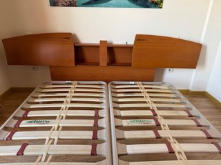 Base Cama 1.80m cabecero de regalo