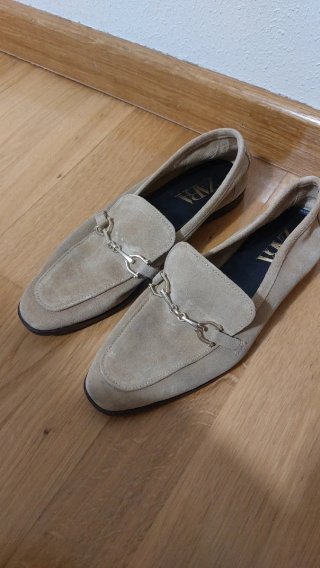 Mocasines Zara Beige Talla 38