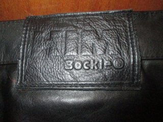 PANTALON DE CUERO DE VACA DE HOMBRE BOCKLE