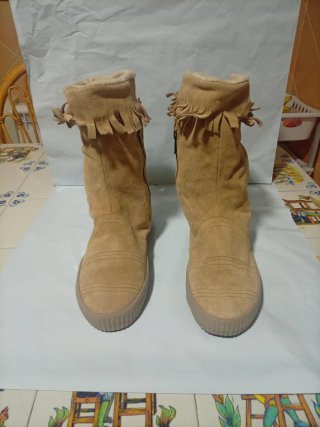 Botas Aro Noelle Talla 38 Beige