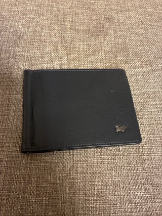 Cartera de piel Braun Büffel negra