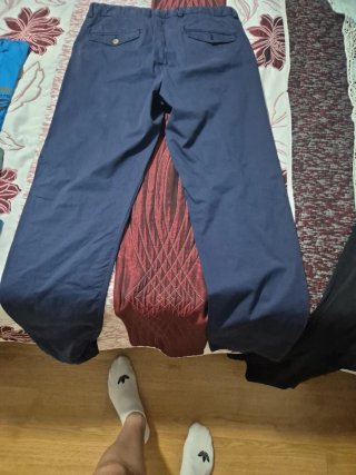 Pantalón chino Pedro del Hierro azul talla 44
