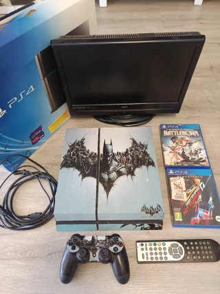 Ps4 con 2 juegos y tv