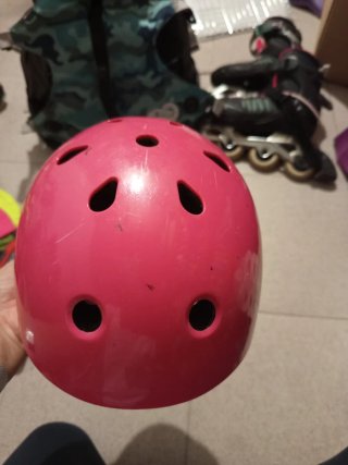 Casco rosa Oxelo