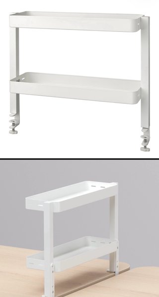 Estantería IKEA VATTENKAR Blanca 2 Baldas