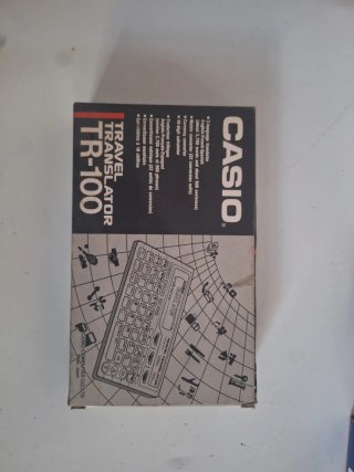 Traductor Casio TR-100 Inglés-Francés-Español
