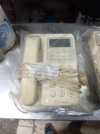 Teléfono Fijo Telefónica Beige