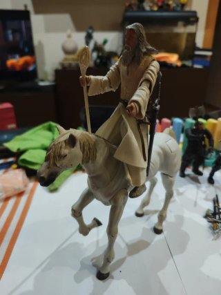 Figura Gandalf con Caballo El Señor de los Anillos