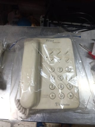 Teléfono Fijo Telefónica Beige