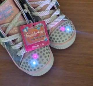 Sneakers Skechers Twinkle Toes per Bambina Taglia 23