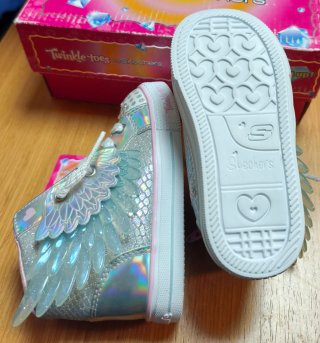 Sneakers Skechers Twinkle Toes per Bambina Taglia 23