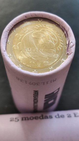 Portugal 2026 Rotary club moneda 2€ euros Sin Circ