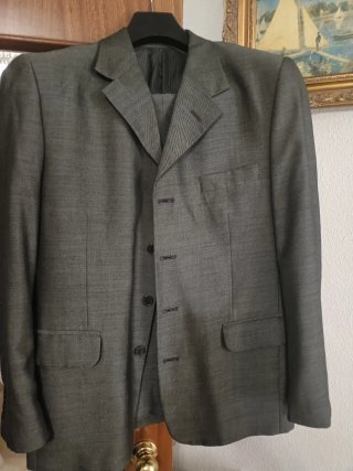 Conjunto de traje , chaleco y camisa