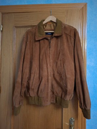 Cazadora Bomber Ante Camel JR Galicia Hombre