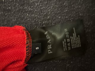 Jersey Prada Rojo Talla S