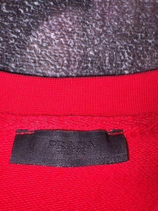 Jersey Prada Rojo Talla S