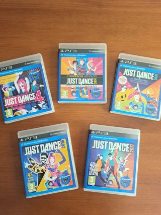 Pack 5 Juegos Just Dance PS3
