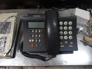 Teléfono Fijo Telefónica Negro