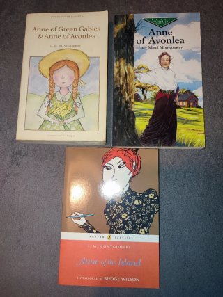3 libros en inglés "Anne of green gables"