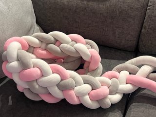 Trenza protectora cuna bebé