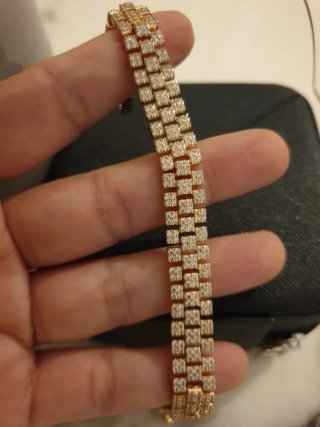 Pulsera Chapada en Oro 18k