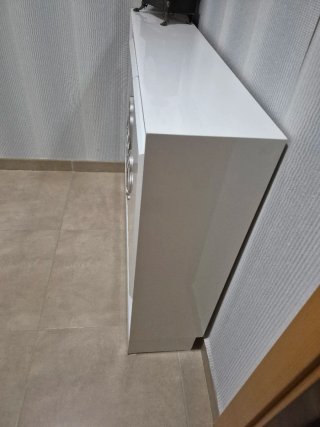 Mueble Zapatero Blanco y Gris