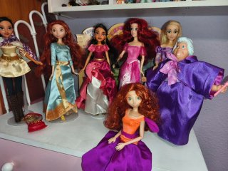 Lote de Muñecas Princesas Disney