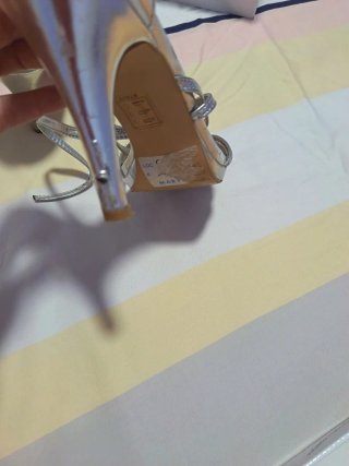 Sandalias fiesta plata Maripaz Talla 38