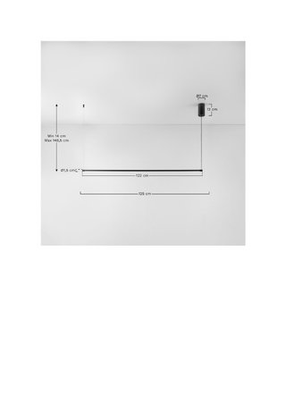 Lámpara de techo lineal LED