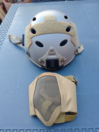 Casco Airsoft FAST SF + Máscara