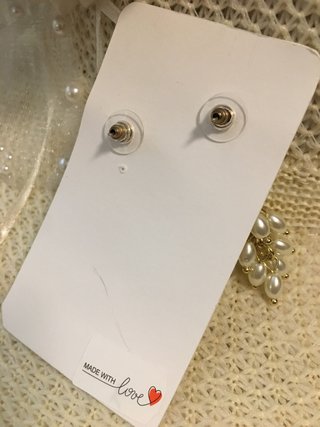 Pendientes Ramilletes en perlas Novias Fiesta