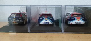 3 Coches Miniatura Ford Focus WRC 1:43
