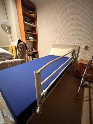 Cama articulada eléctrica con colchón
