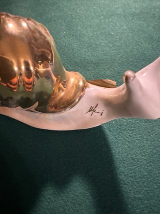 Lumaca Capodimonte con Oro Zecchino