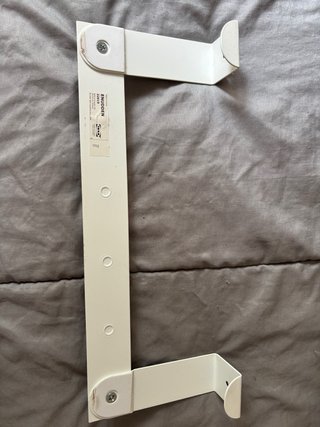 Perchero de puerta blanco