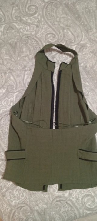 Chaleco Verde Militar Vintage