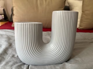 Jarrón Decorativo Gris