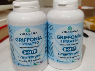 Griffonia 5-HTP Triptofano Double packs X2 Nuovo