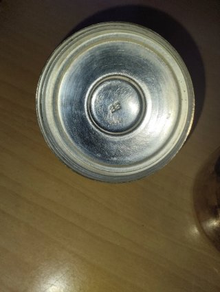 Mostacero antiguo con cuchara