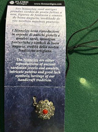 Collana con ciondolo in argento 925 Sardegna