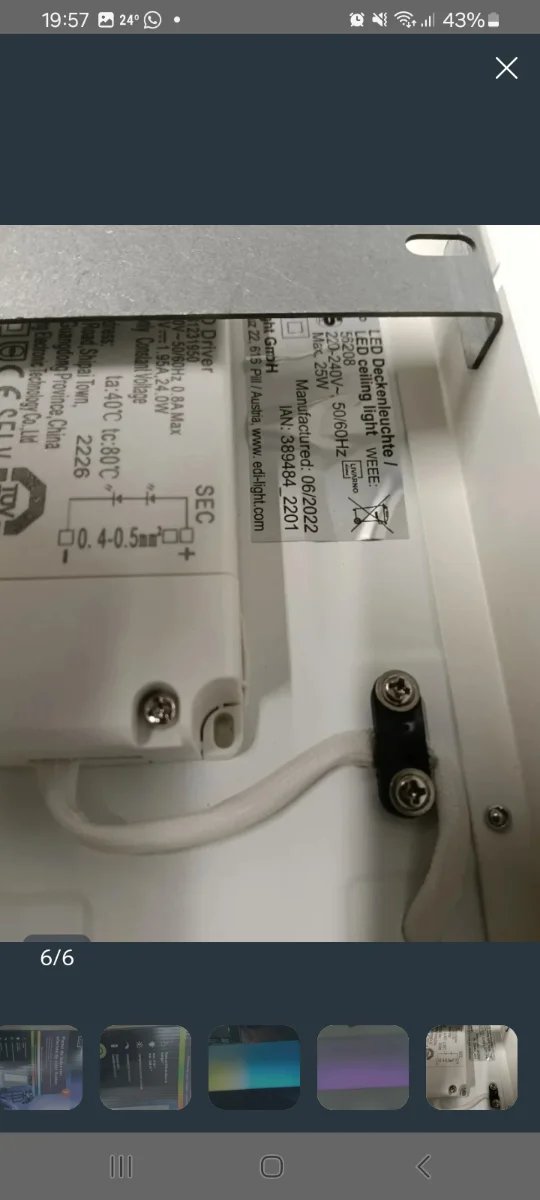 Panel LED Arno Home con Mando