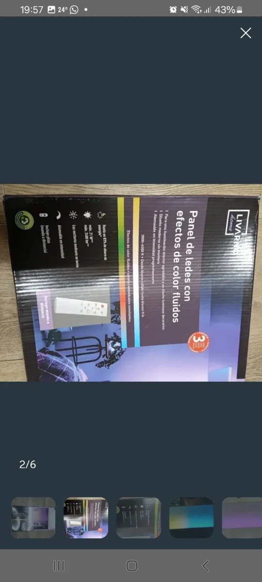Panel LED Arno Home con Mando