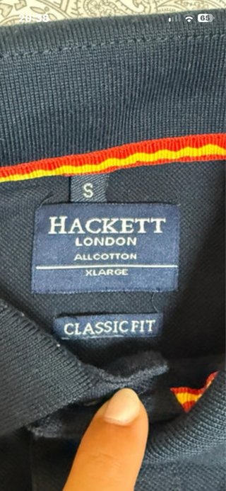Polo Hackett Azul Talla S