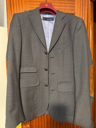 Chaqueta DSQUARED2 gris con coderas