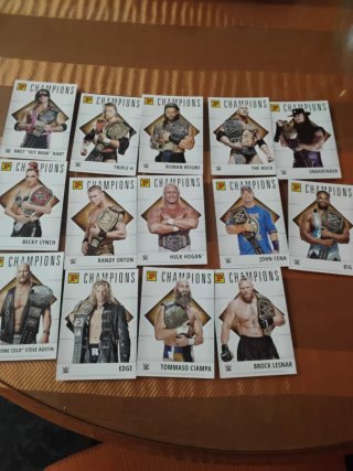14 Cromos WWE Champions Panini 2022