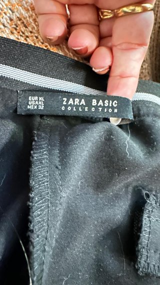 Pantalón de vestir negro talla XL
